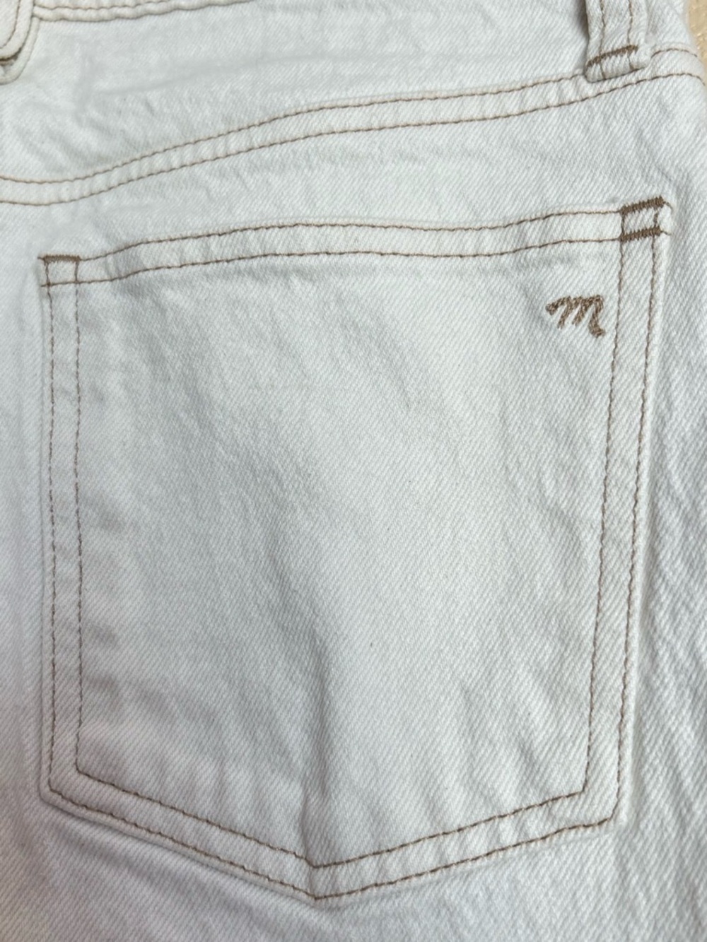 Madewell Cream Denim Jeans - Picture 11 of 12